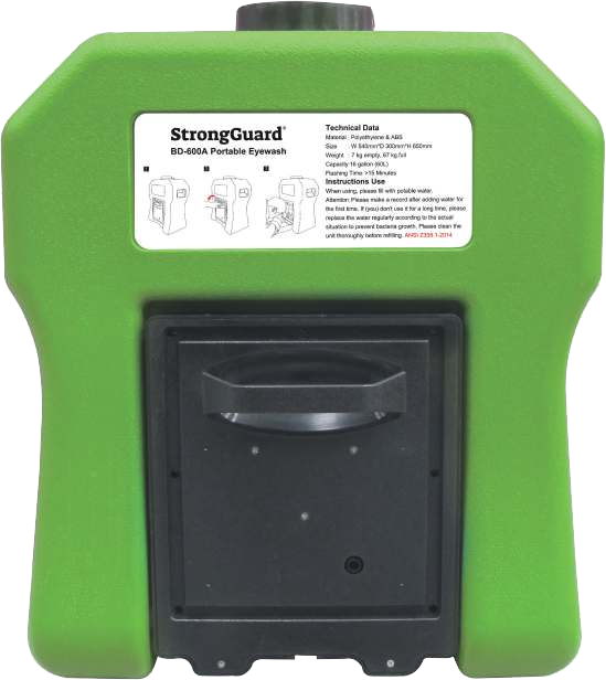 Lavaojos portátil StrongGuard BD-600A de 60 litros