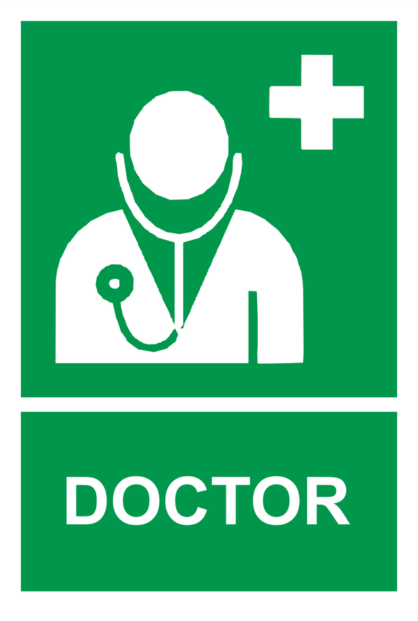 Señal de seguridad: medico