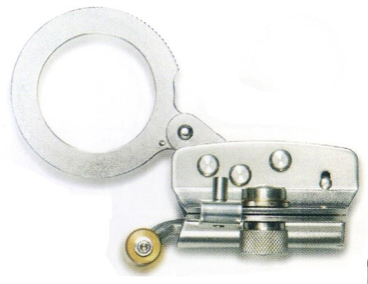 Freno para cuerda Yoke N-616 de 12,7 a 14 mm; figura original de la hoja técnica del modelo, marca YOKE conservada