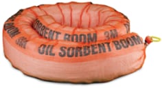 Barrera absorbente de petróleo 3M T270 naranja enrollada