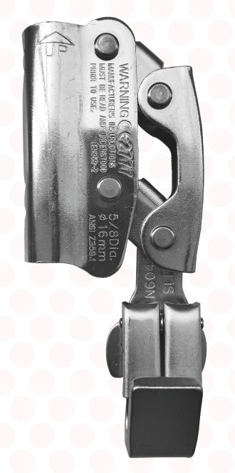 Freno para soga YOKE N-604 de acero, 5/8 pulgadas, fotografía original de la ficha YOKE