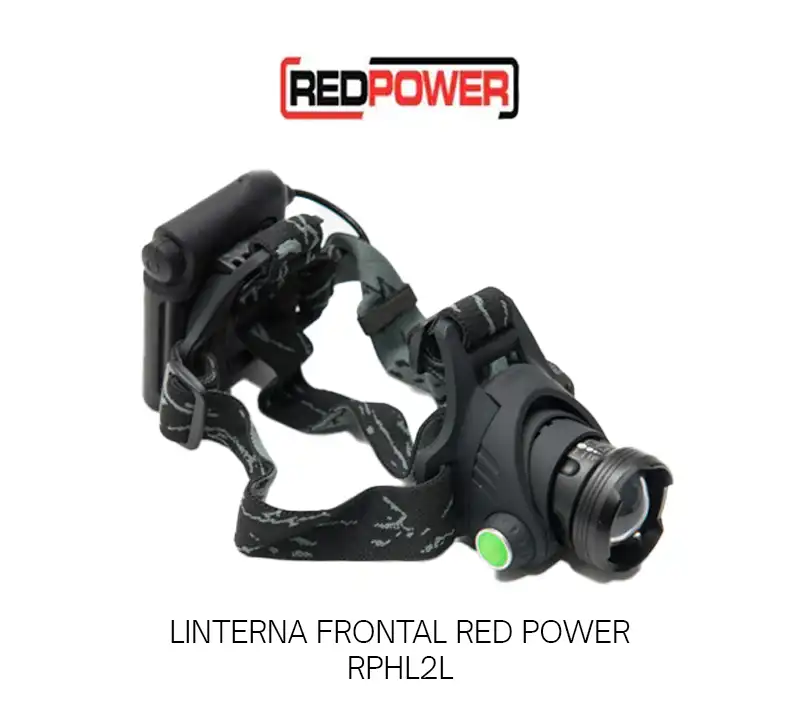 Linterna frontal Red Power RPHL2L de doble LED