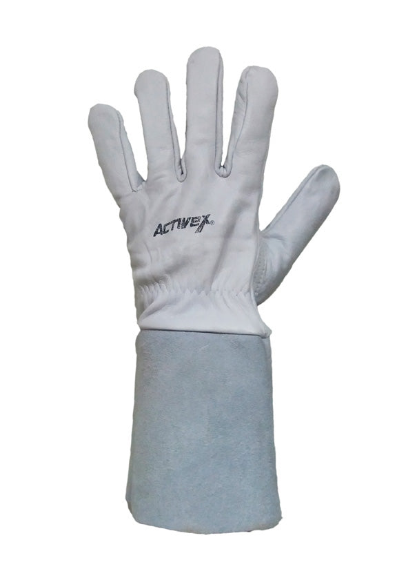 Guante ActiveX de cabritilla largo para electricista, fotografía íntegra original extraída de la ficha técnica