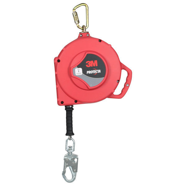 Bloque retráctil rojo 3M Protecta 3590040 con cable galvanizado de 20 metros