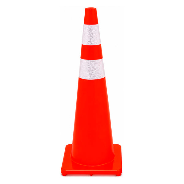 Cono Roadsafe SLE-TCO90 naranja de 90 cm con doble cinta reflectiva
