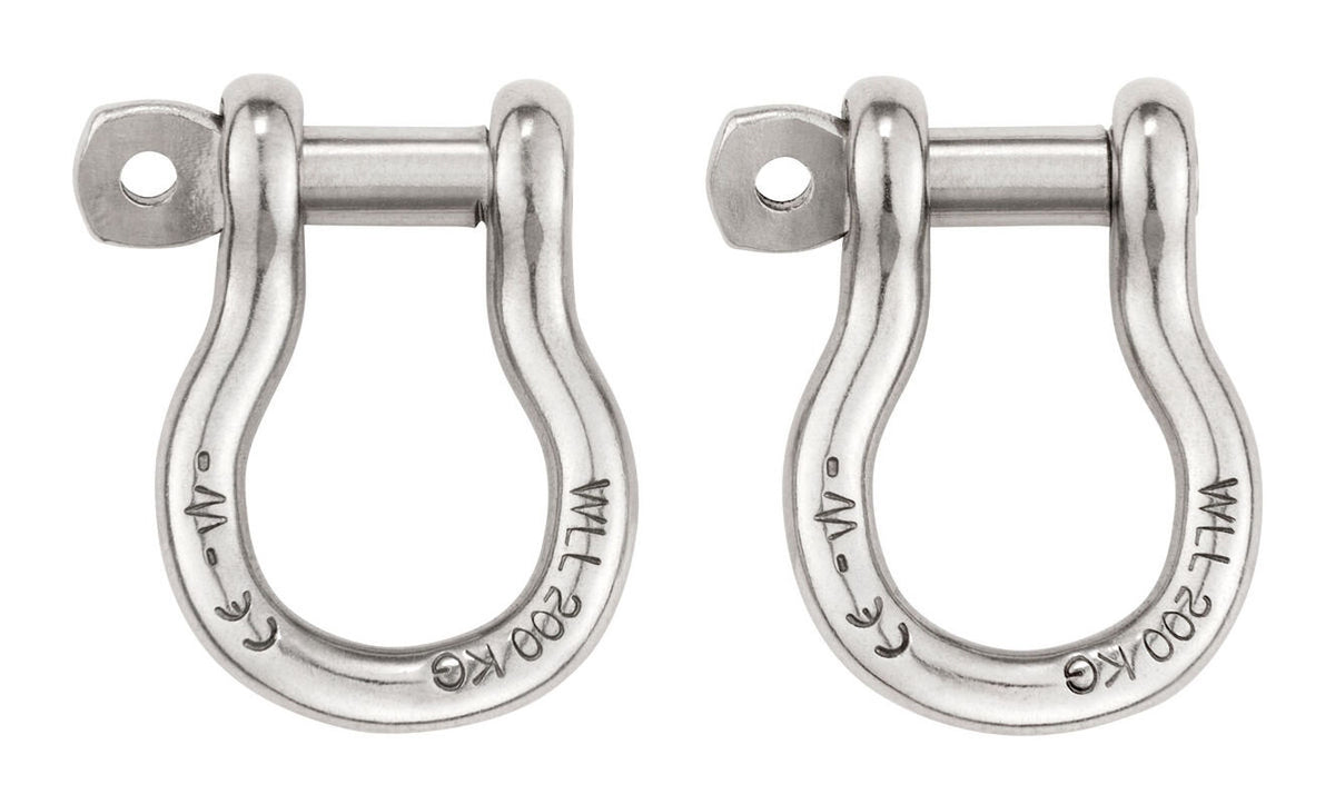 Grilletes Petzl C087AA00 para asiento, par; fotografía oficial de producto o montaje referencial según descripción