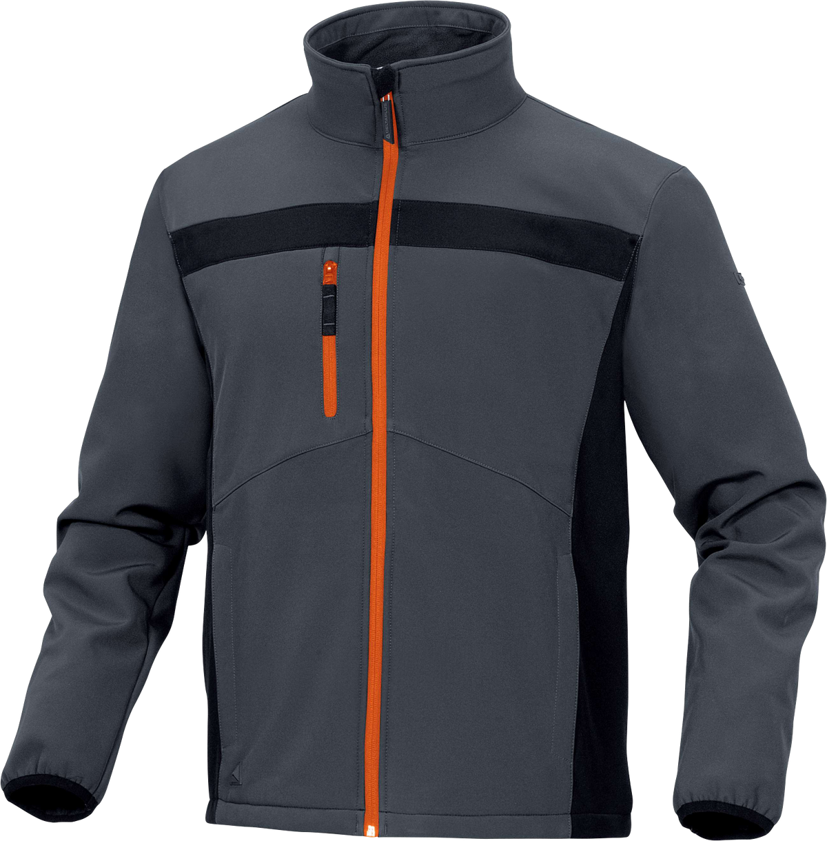 Casaca softshell Delta Plus LULEA2 gris-naranja; fotografía del producto