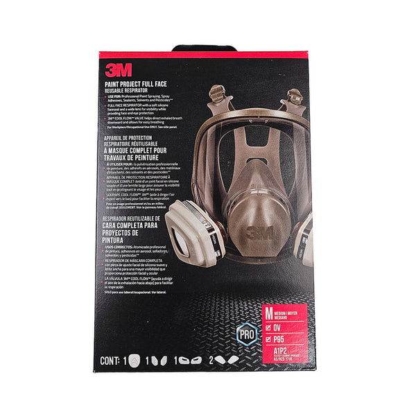 Kit respirador facial completo 3M 68P71P1-DC OV/P95, mediano