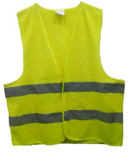 Chaleco reflectivo pesado Clute amarillo 120g