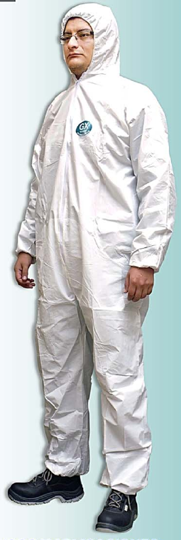 Traje GALAXY GX microporoso blanco sin cubrebotas