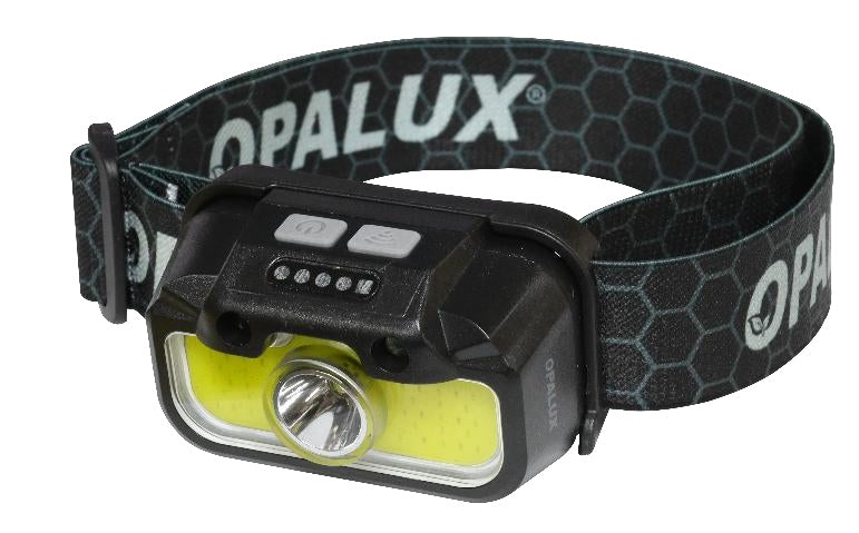 Linterna frontal recargable OPALUX OP-3667, fotografía original del fabricante