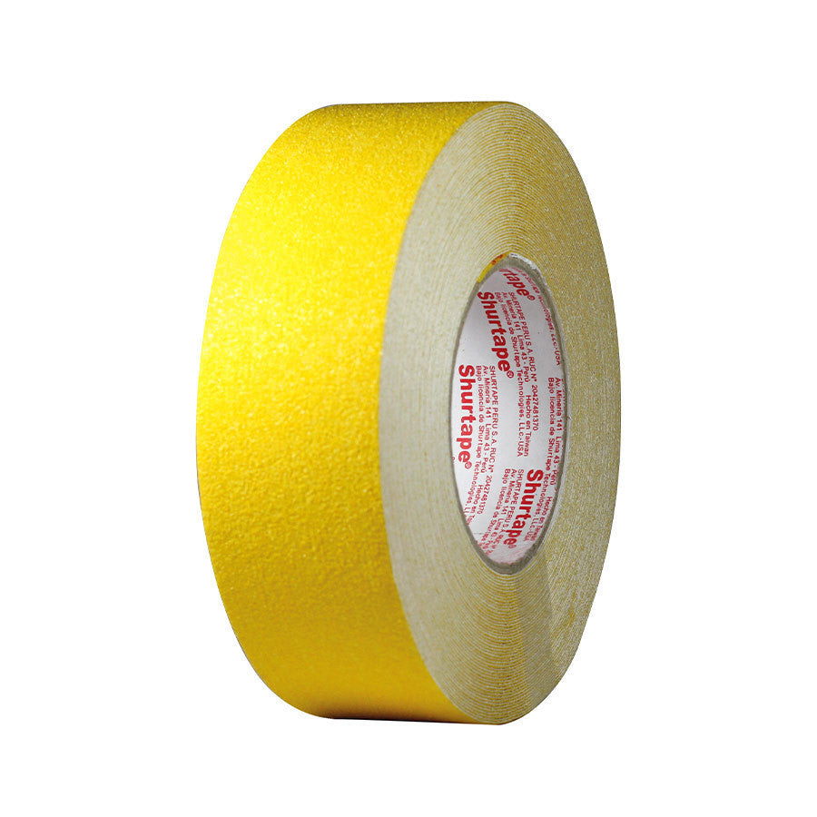 Cinta antideslizante Shurtape AS-60A amarilla de 2 pulgadas × 20 yardas