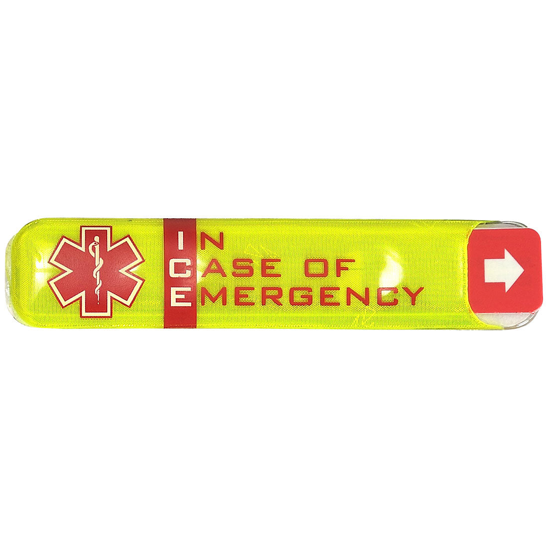 Portaidentificación de emergencia ICE Portwest ID10, amarillo