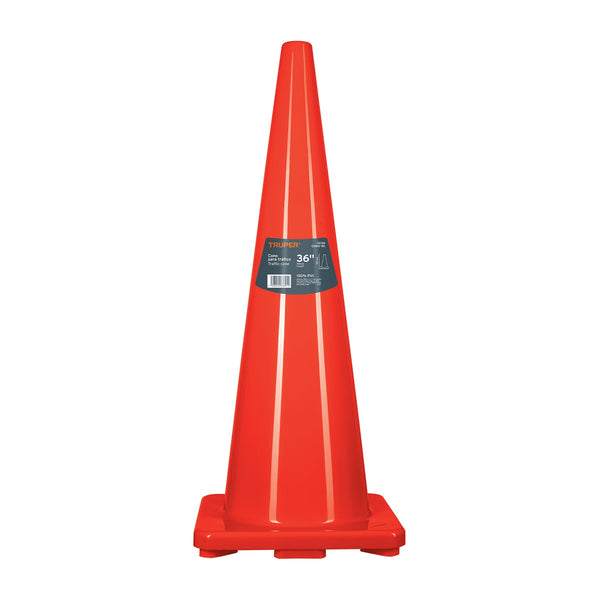 Cono de precaución de 90 cm de PVC, TRUPER