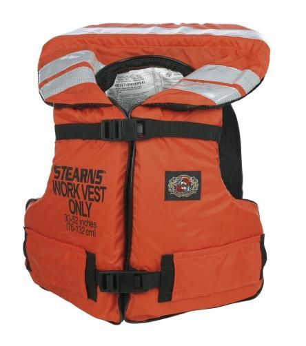 Stearns I222 Work Master naranja y negro; fotografía completa extraída de la ficha del modelo