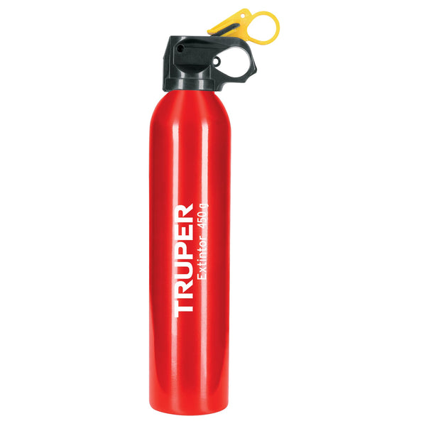 Extintor portátil desechable 450 g, polvo tipo ABC, TRUPER