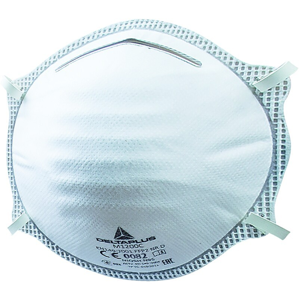 Mascarilla M1200C DELTA PLUS FFP2 sin válvula, caja de 20