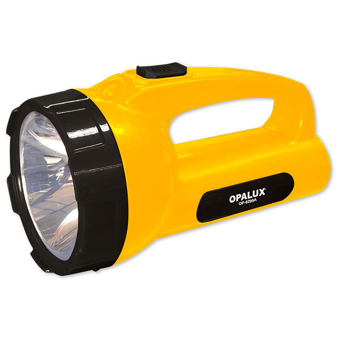 Linterna amarilla Opalux OP-8295A; fotografía oficial del modelo