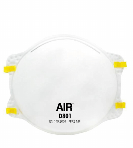 Respirador Air Safety D801 FFP2 NR para partículas