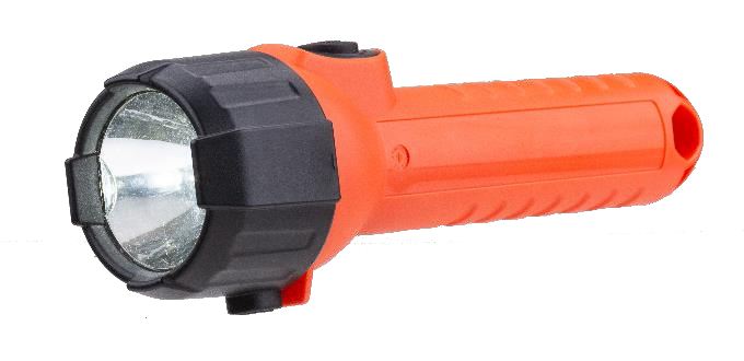Linterna Energizer ISHH21 naranja y negra de dos pilas AA