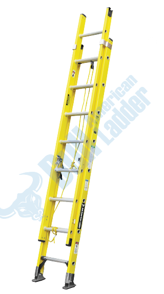 Escalera industrial de fibra American Bull FTT136 telescópica