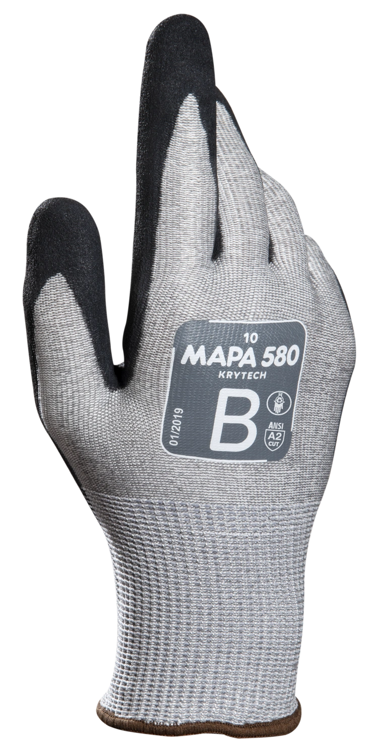 Guante MAPA Krytech 580, colornegro, gris, fotografía original del fabricante