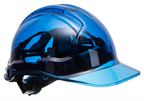 Casco Portwest PV64 Peak View Plus con ajuste ratchet
