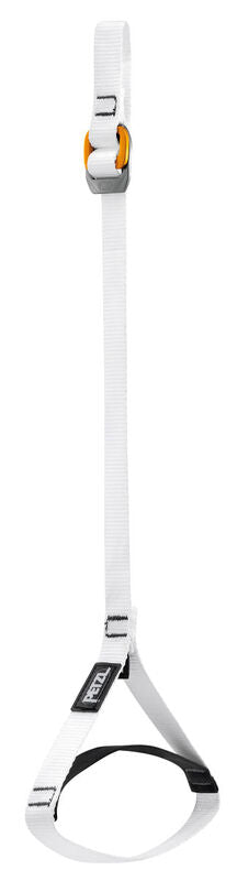 Cinta inferior Petzl KNEE ASCENT LOOP D022FA00; fotografía oficial de producto o montaje referencial según descripción