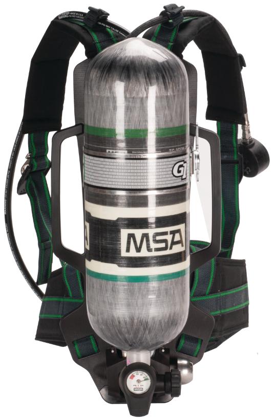 Equipo MSA G1 Industrial 10219684 con arnés de nylon, 4500 psi