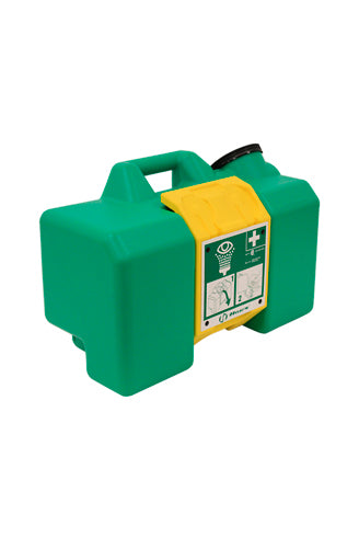 Lavaojos portátil Haws Avlis LP-075 verde con tapa amarilla