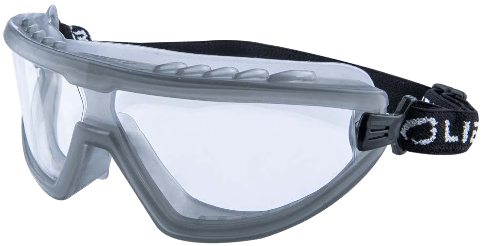 Antiparra LIBUS AVIATOR 903121, transparente con marco gris, fotografía original del fabricante