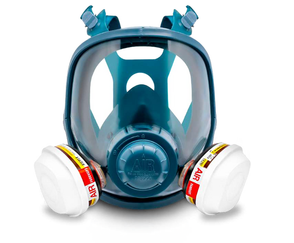 Respirador Air Safety FFS990 de silicona rostro completo