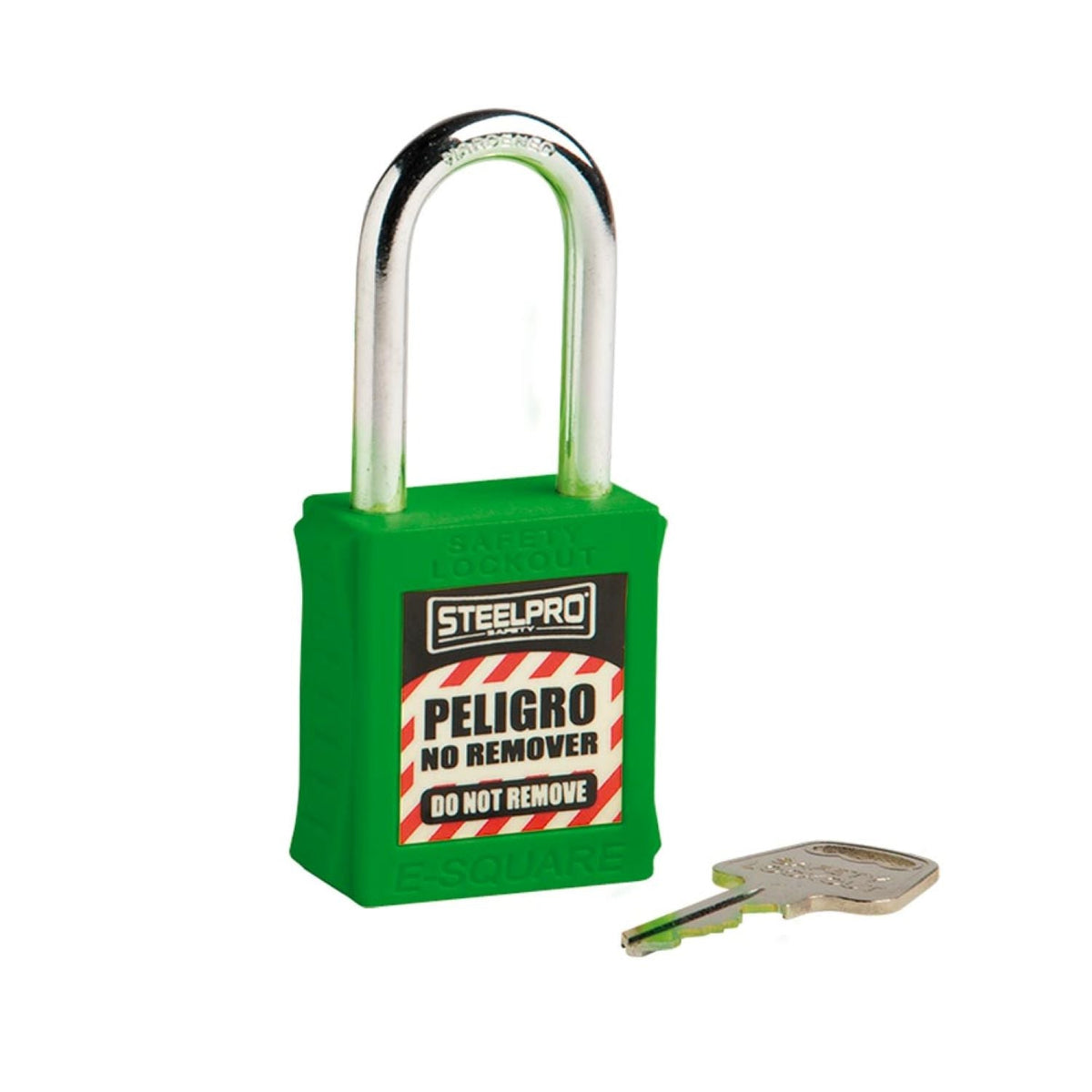 Candado Steelpro X10 arco de acero verde