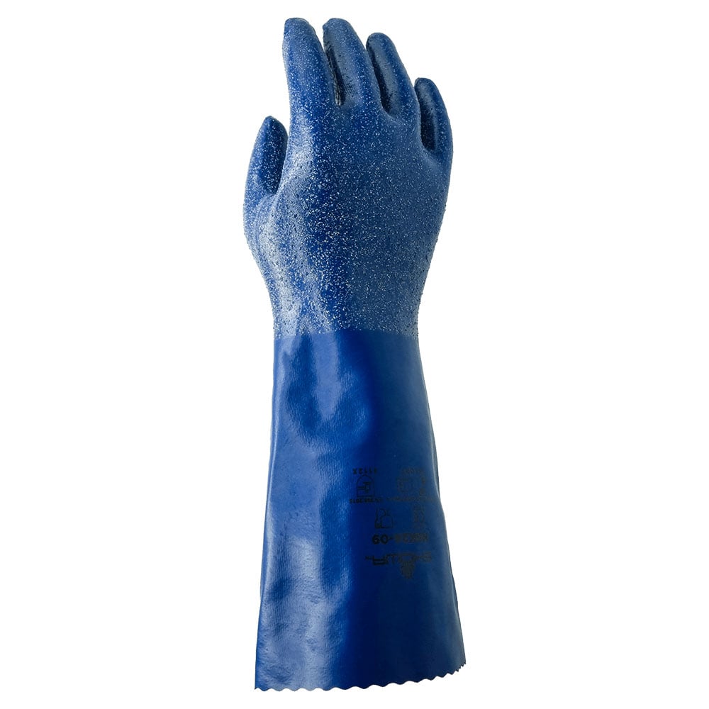 Guantes SHOWA NSK24 de nitrilo azul