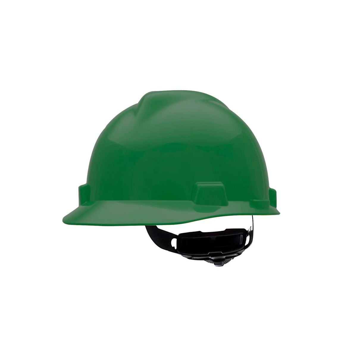 CASCO V-GARD JOCKEY CON SLOT FAS-TRAC III VERDE 475362 MSA
