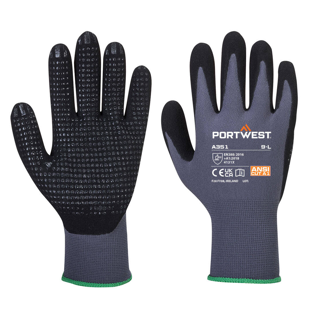 A351 - Guante DermiFlex Plus PORTWEST; variante A351G8R