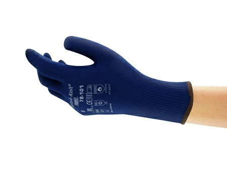 Guante Ansell ActivArmr / Therm-A-Knit 78-101; fotografía íntegra original de familia, talla y longitud ilustradas no especificadas