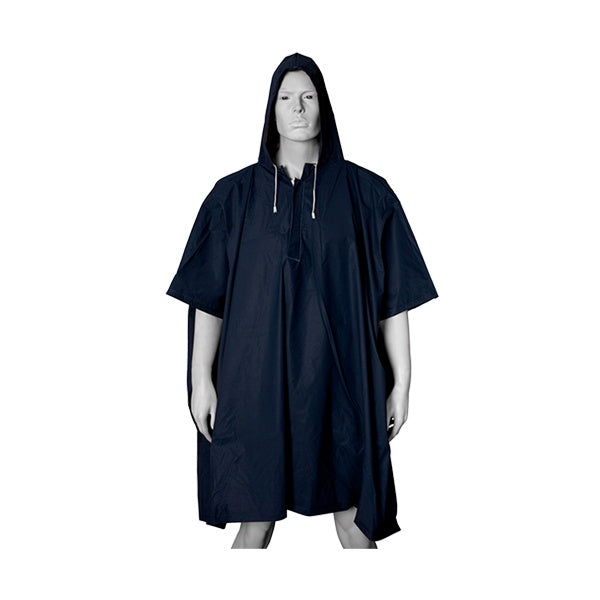 Poncho liviano Alaska azul sobre maniquí; fotografía familiar del fabricante, referencial para el diseño, no muestra de otros colores