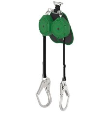 Retráctil MSA V-SHOCK EDGE VSLEW-032-PF-A, doble, 3 m (10 ft)