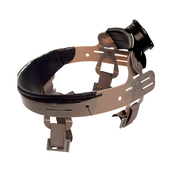 Suspensión de nylon Steelpro para casco Forte, cuatro puntos con ratchet