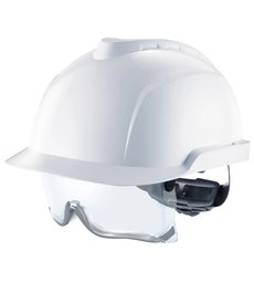 Casco MSA V-Gard 930 blanco GVD1A-0000000-000 con lentes integrados
