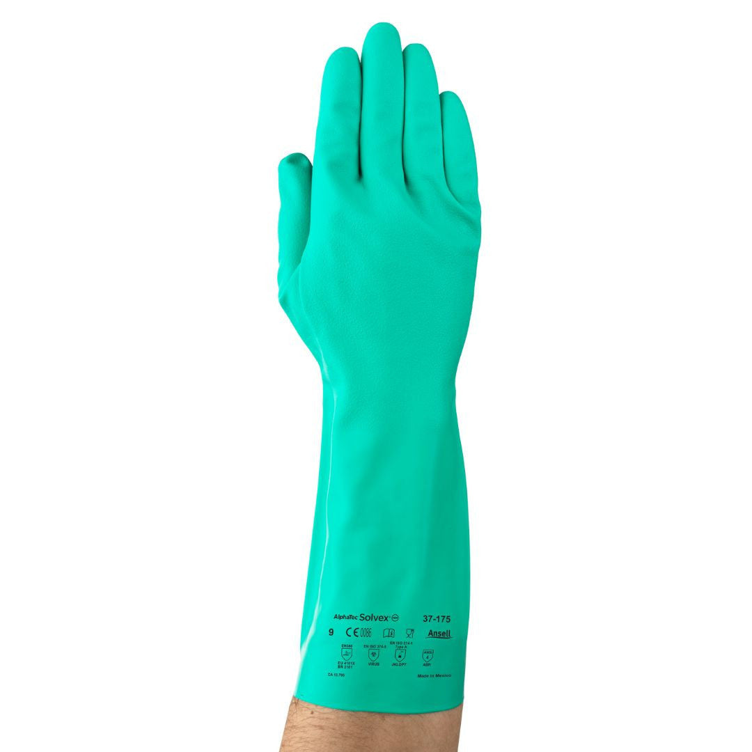 Guantes Ansell AlphaTec Solvex 37-175; fotografía del producto