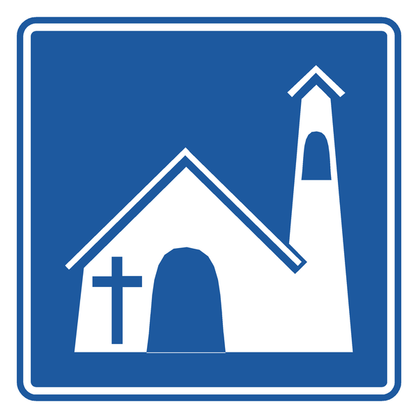 Señal de tránsito Iglesia — I-10
