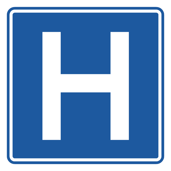 Señal de tránsito Hospital — I-14
