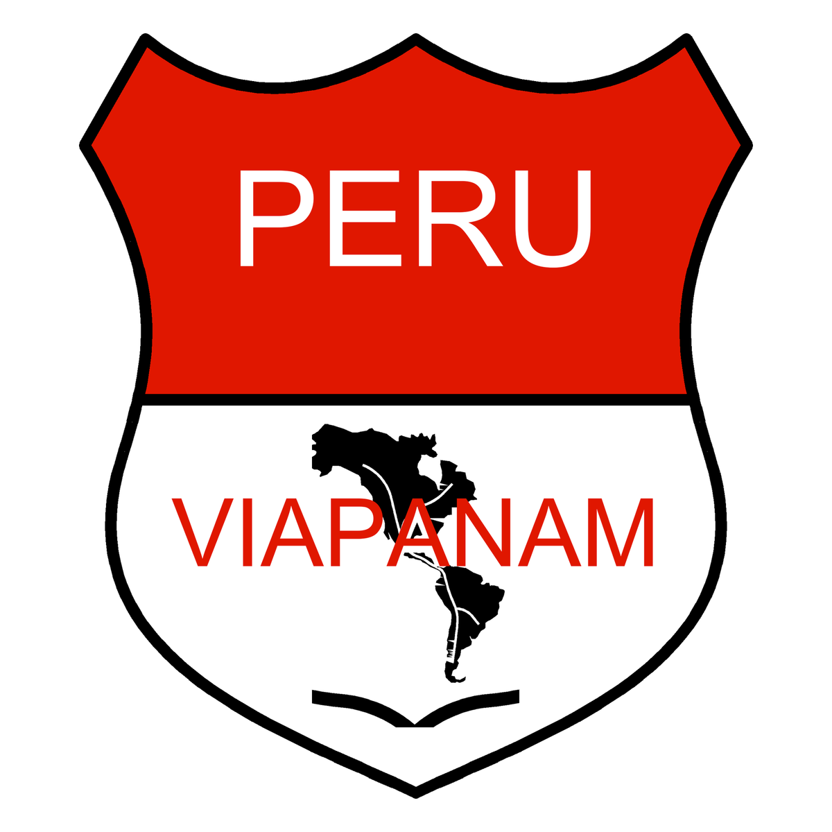 Señal de tránsito Escudo indicador de carretera del sistema vial interamericano — I-1A