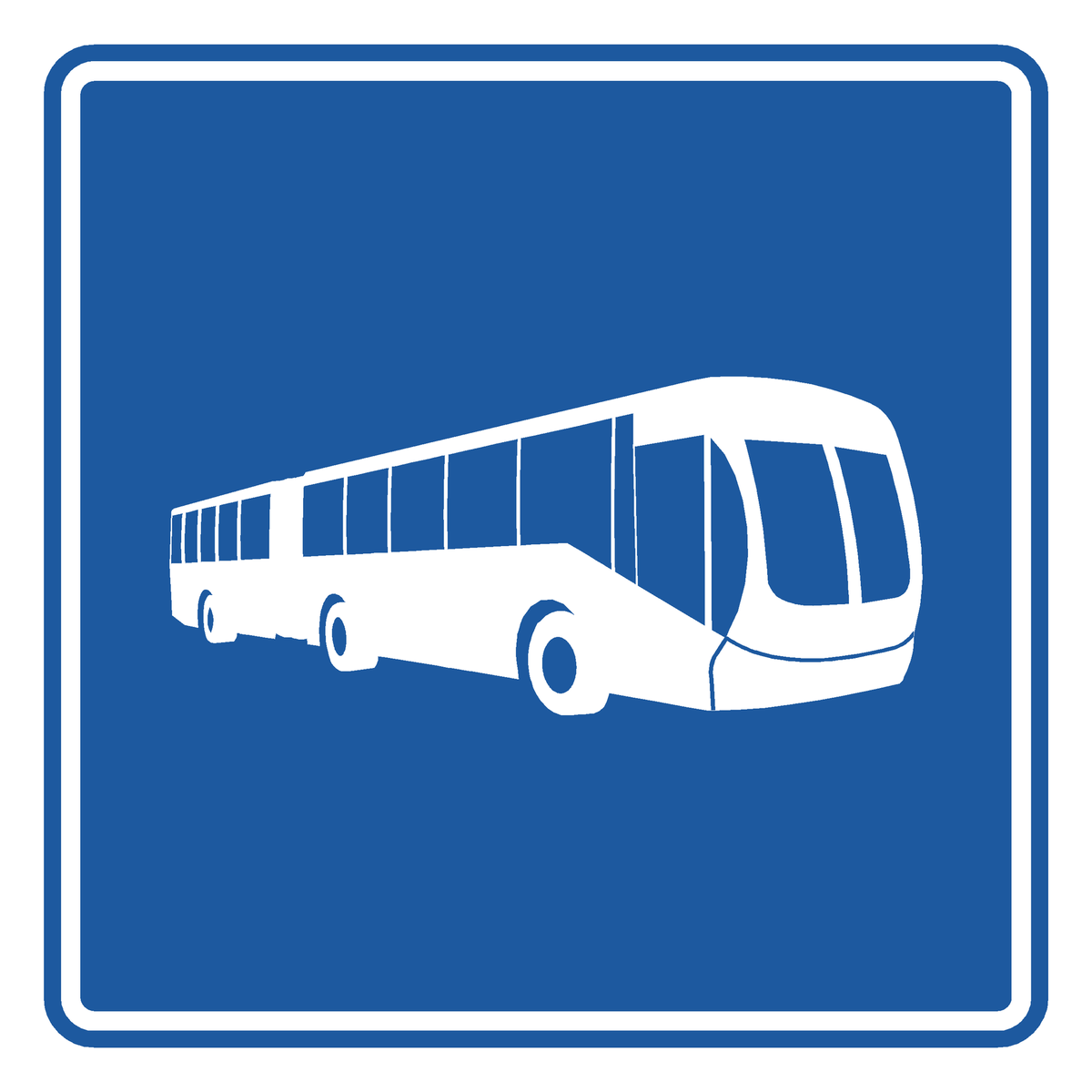 Señal de tránsito Transporte masivo de pasajeros — I-25