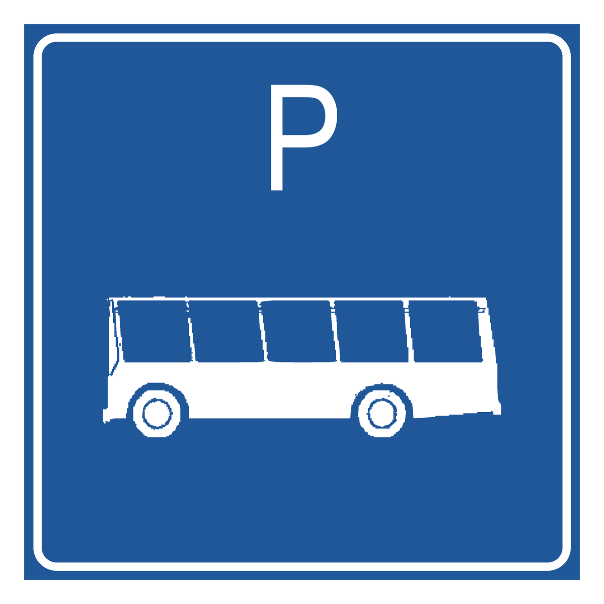 Señal de tránsito Paradero de buses — I-6