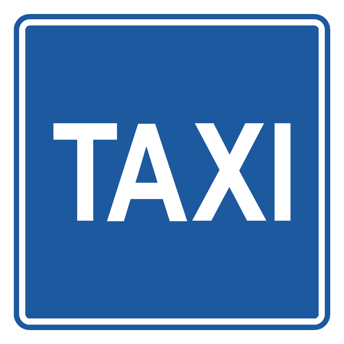 Señal de tránsito Estacionamiento de taxis — I-7
