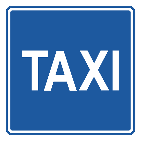 Señal de tránsito Estacionamiento de taxis — I-7