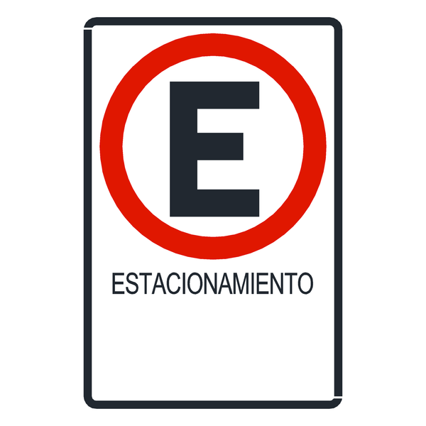 Señal de tránsito Permitido estacionar — R-26